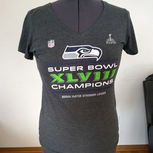 Nike Seahawks Superbowl Shirt Women's Large